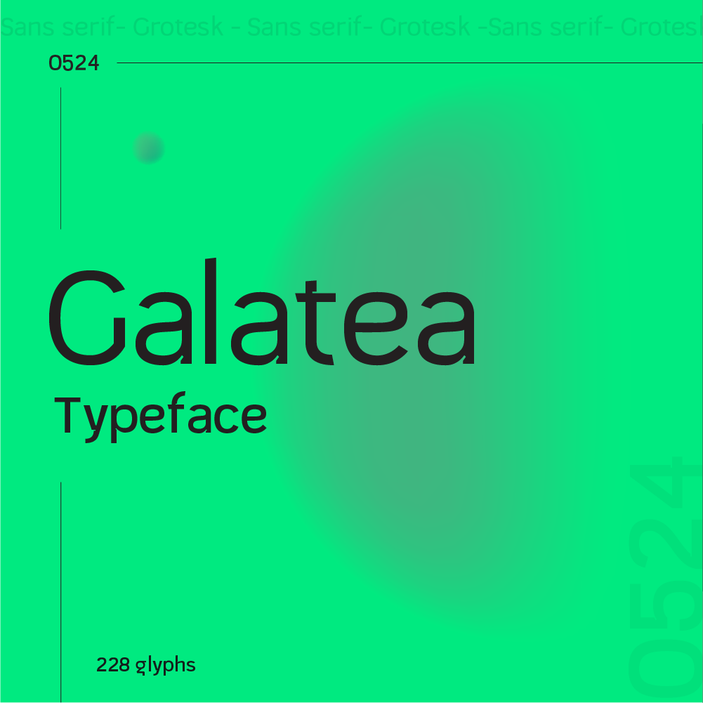 Galatea Typeface Thumbnail