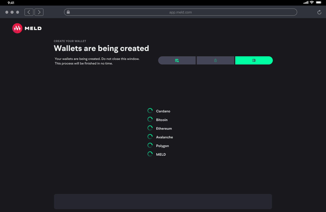 Wallets generating across chains.