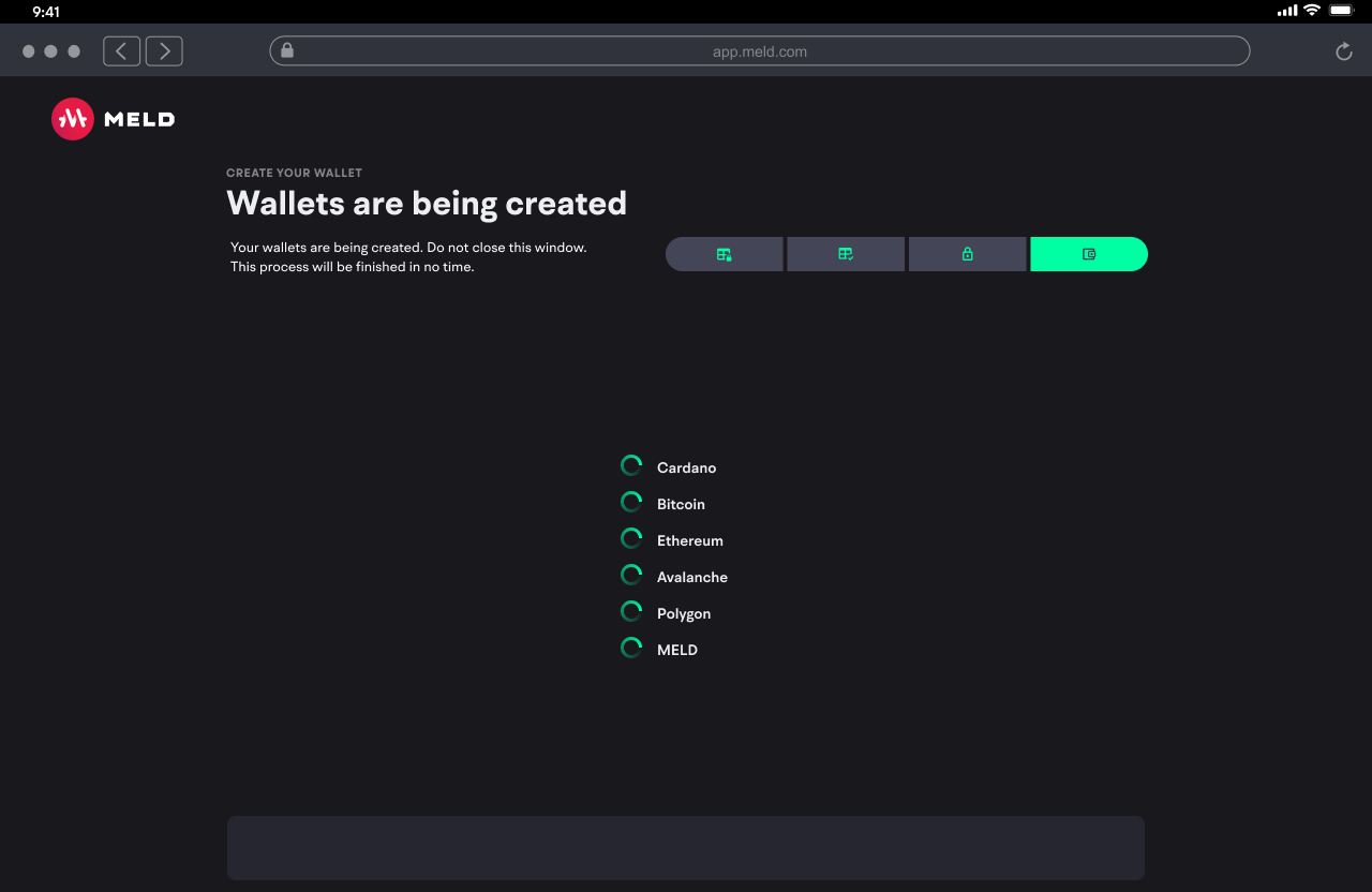 Wallets generating across chains.